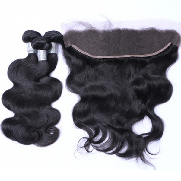 EMEDA virgin unprocessed natural body wave peruvian hair bundle deals QM027